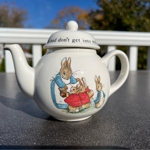Vintage Beatrix Potter Mini Tea Pot